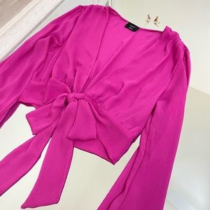 VICI Pink Going Out Crop Top